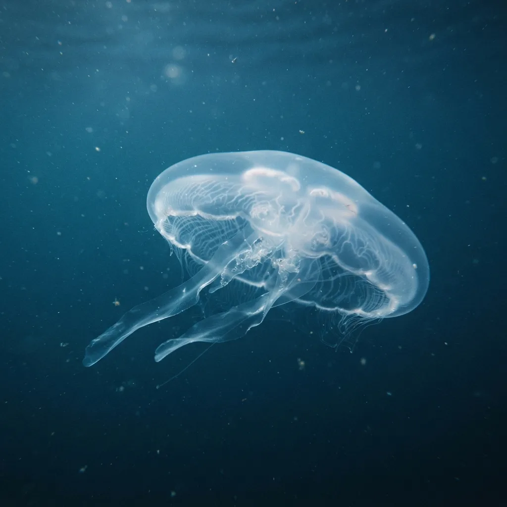 Algunas medusas están compuestas en un 95% de agua