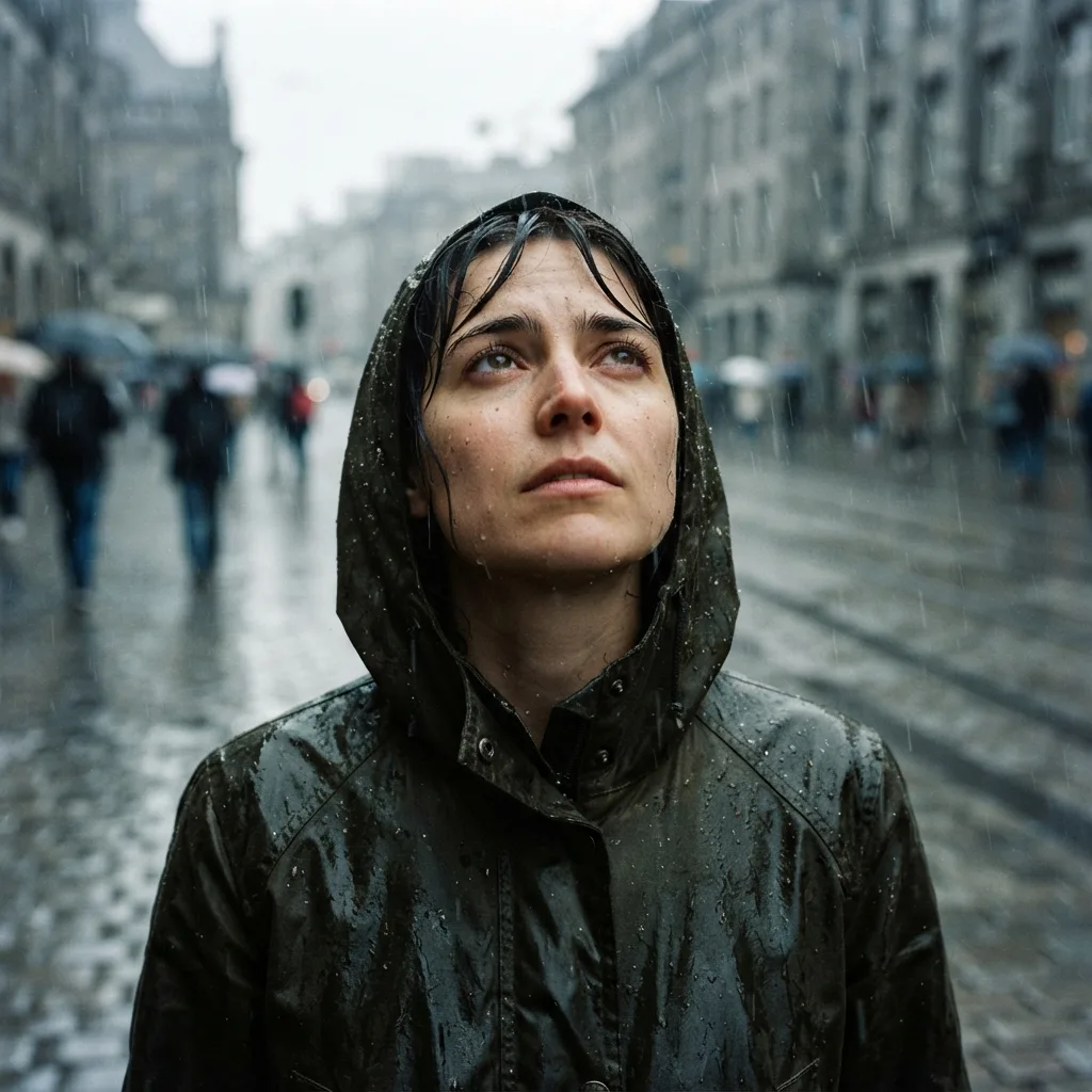 El agua de lluvia no es completamente pura (contiene gases y partículas)