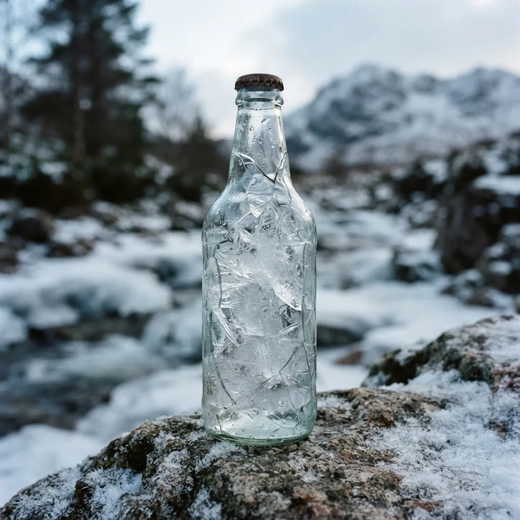 El agua puede expandirse al congelarse