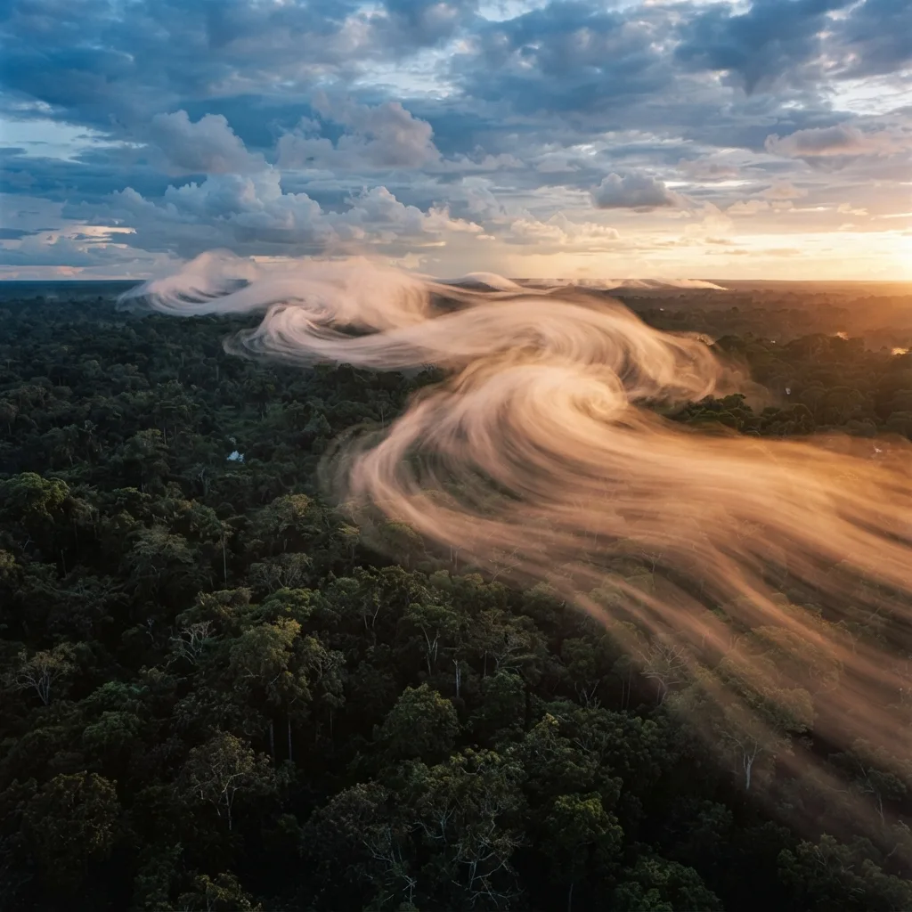 Hay ríos voladores que transportan agua por el aire