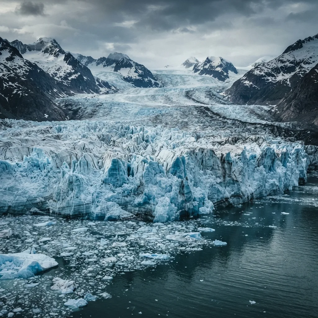Los glaciares contienen aproximadamente el 69% del agua dulce