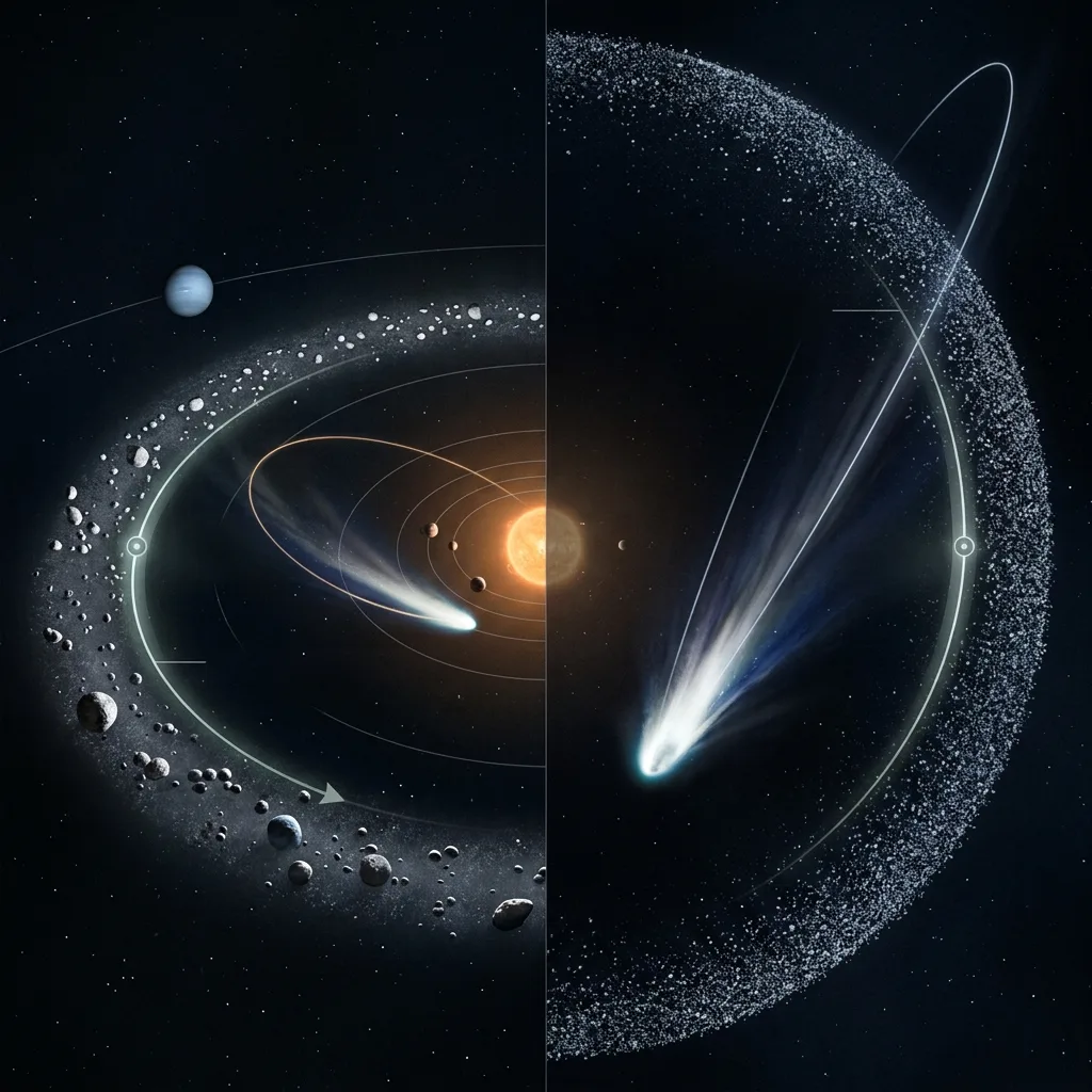 Cometas de período corto y largo