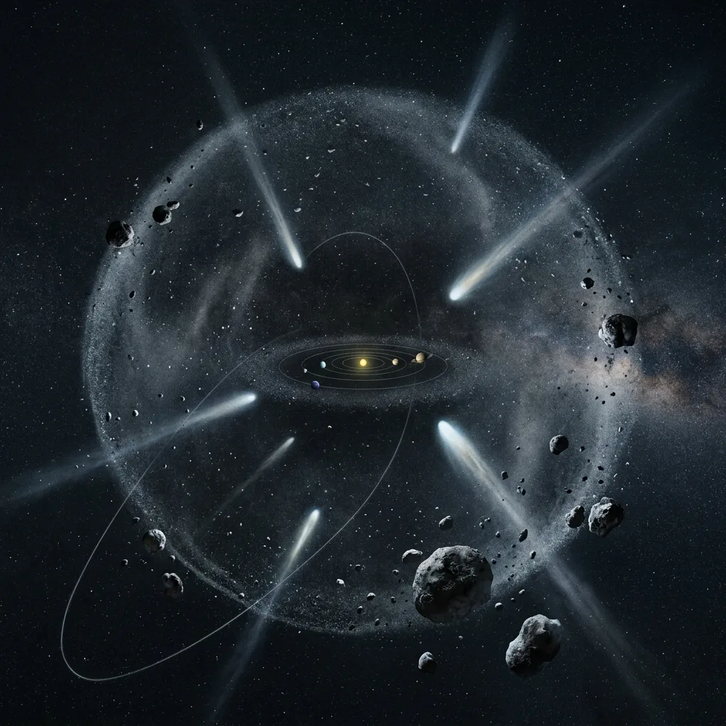 Cometas Oort: el origen de muchos visitantes