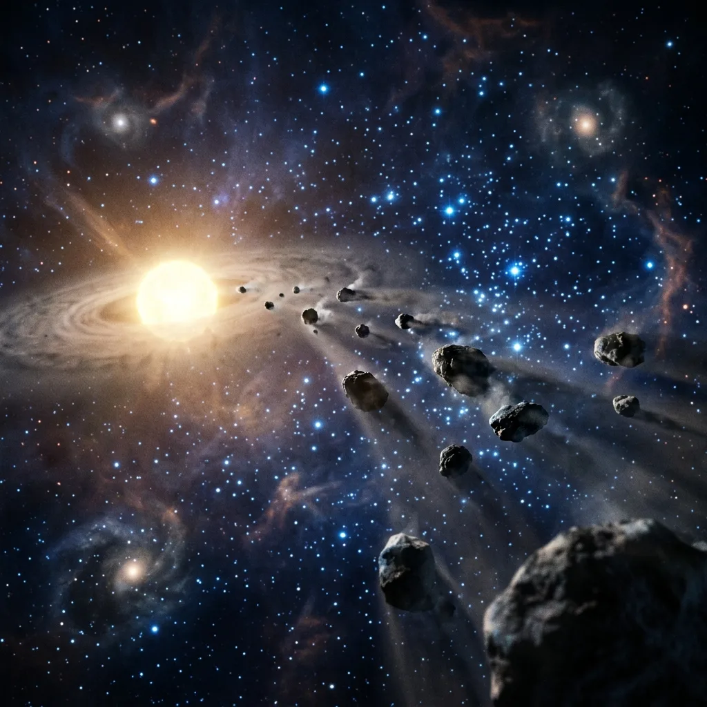Hipótesis de cometas originales capturados por el Sol