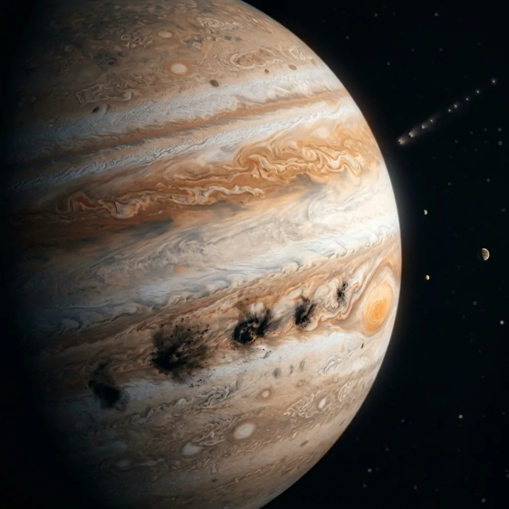 Impactos de cometas en Júpiter