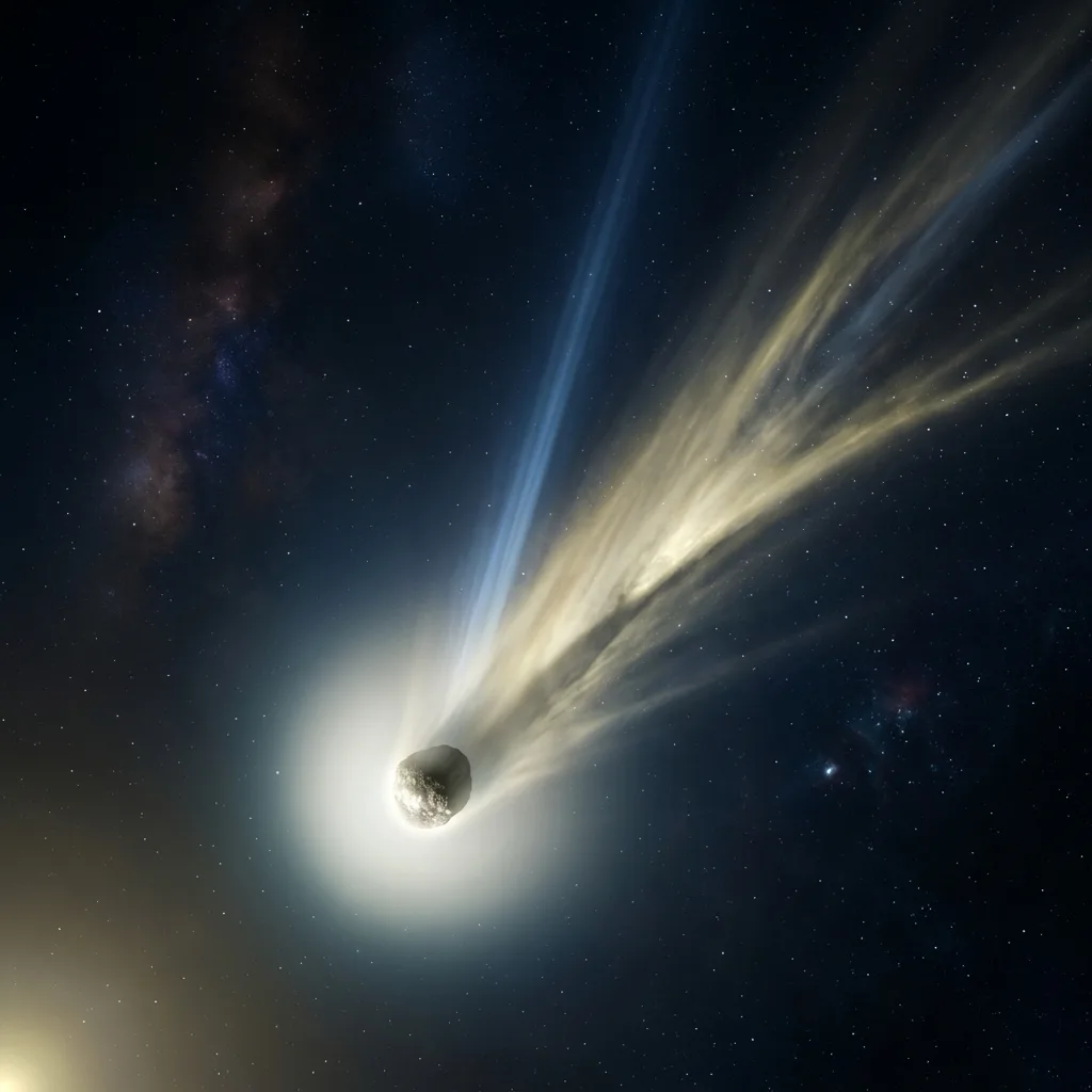 Partes de un cometa