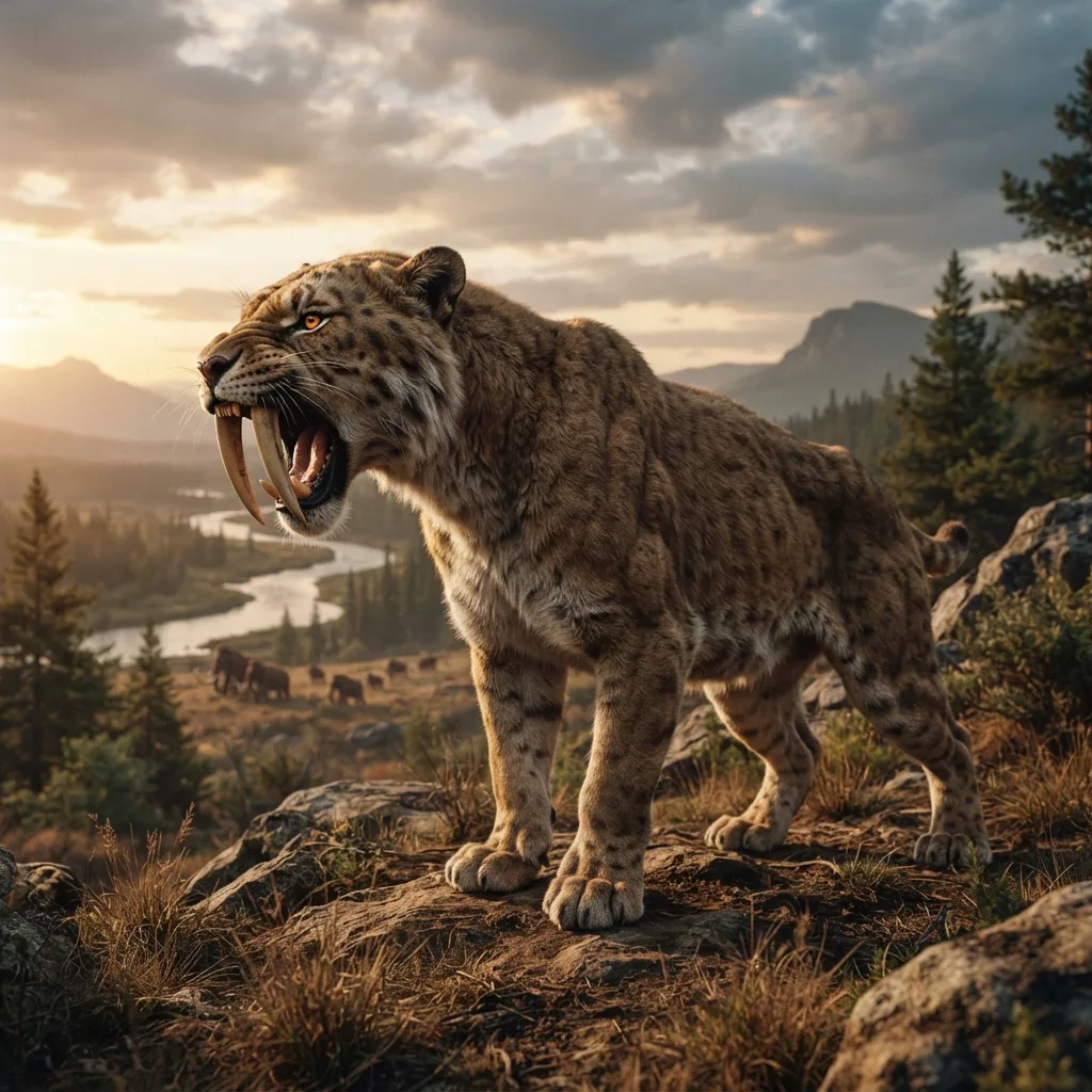 Smilodon (dientes de sable)
