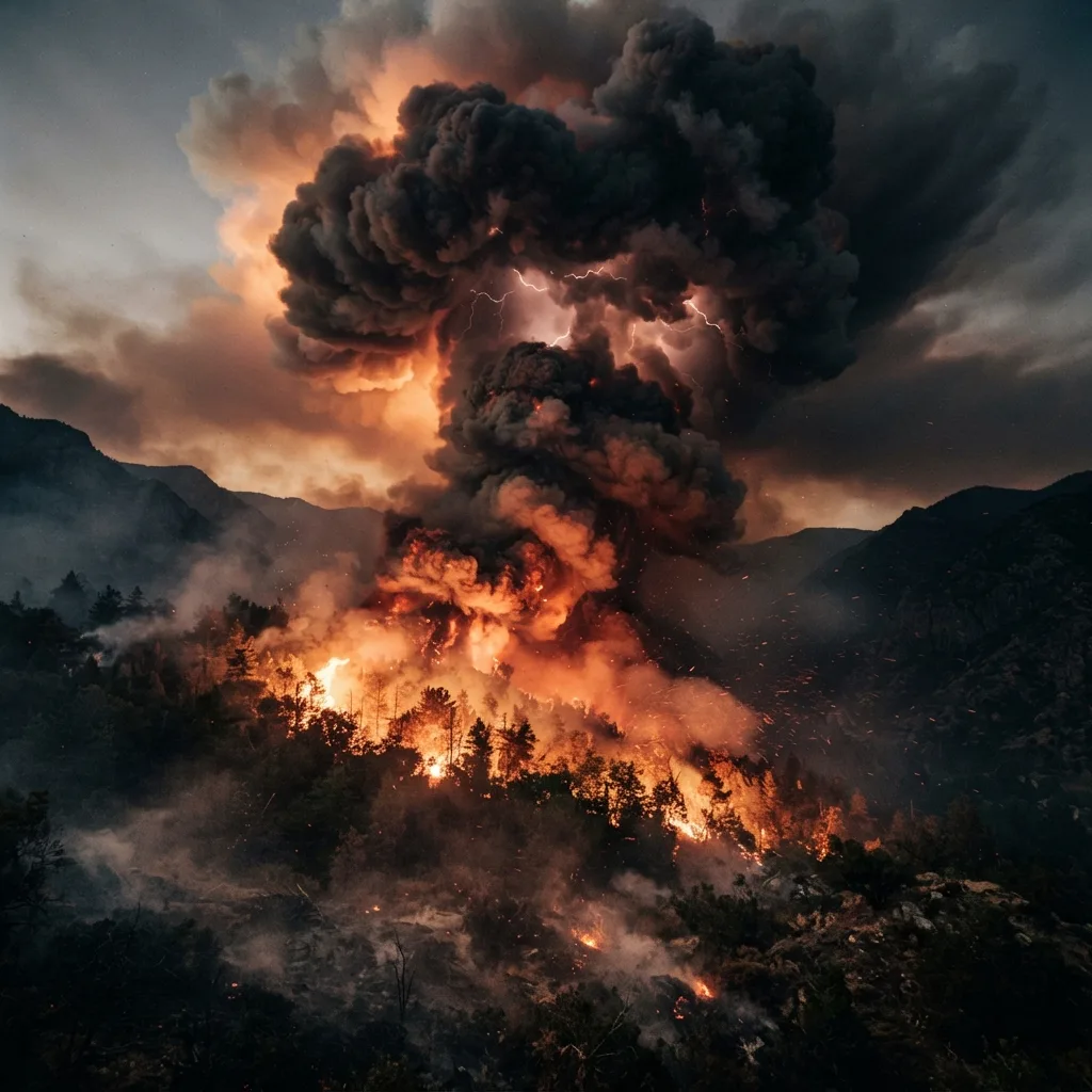 Autosustentación: el fuego puede crear su propio clima