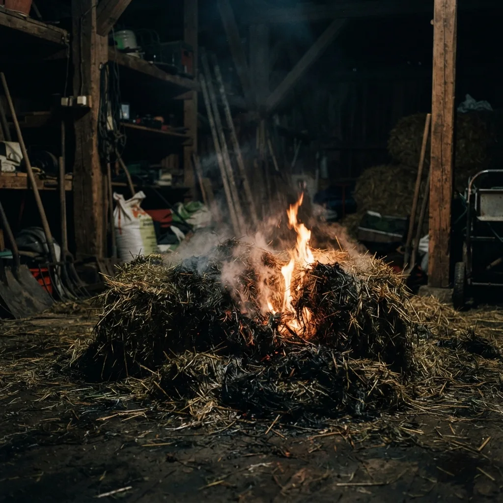 Combustión espontánea: algunos materiales pueden encenderse sin chispa