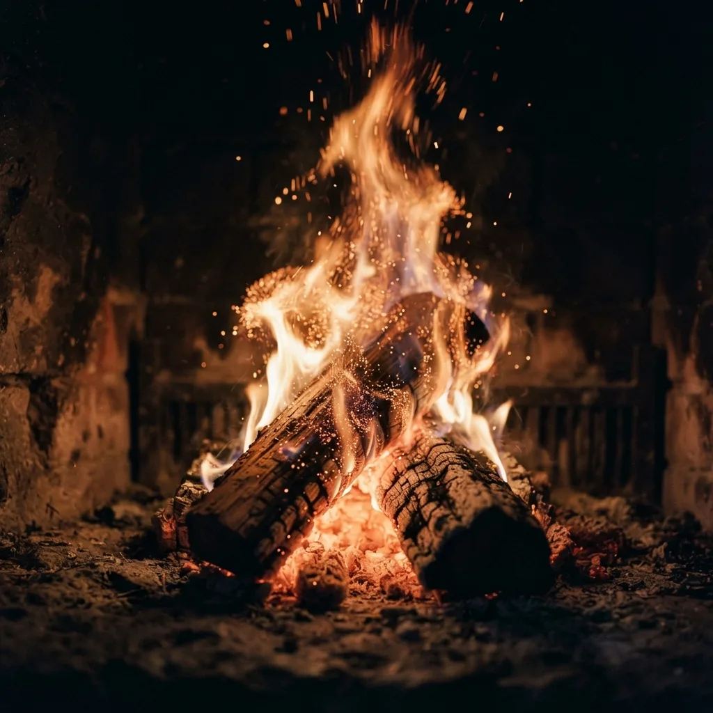 El fuego produce luz por incandescencia de partículas y moléculas excitadas