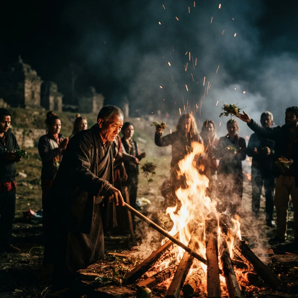 Rituales de purificación y renacimiento con fuego