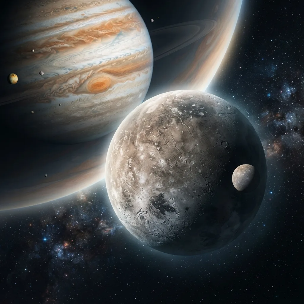 Ganímedes es la luna más grande del Sistema Solar