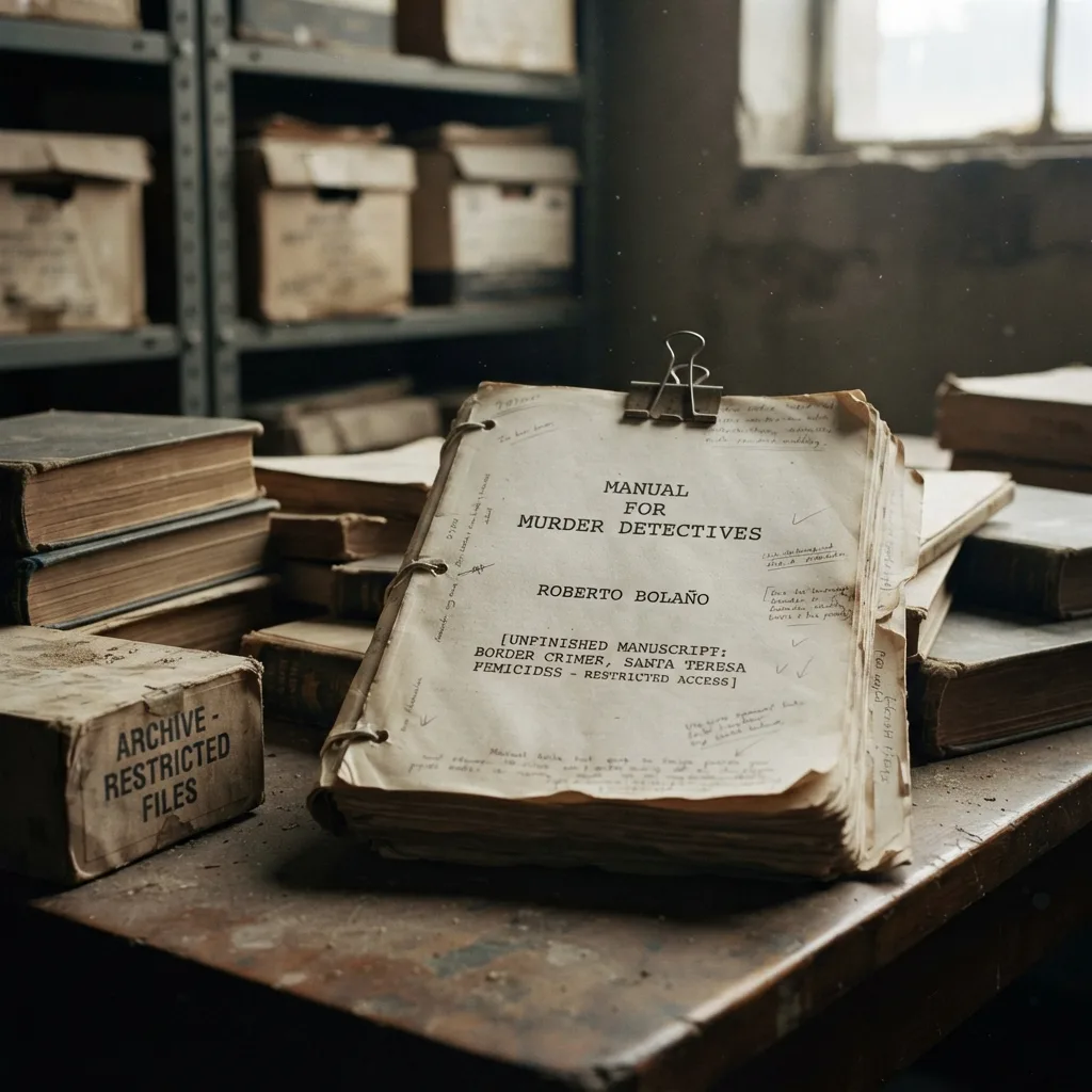 Manual para detectives de asesinatos de Roberto Bolaño