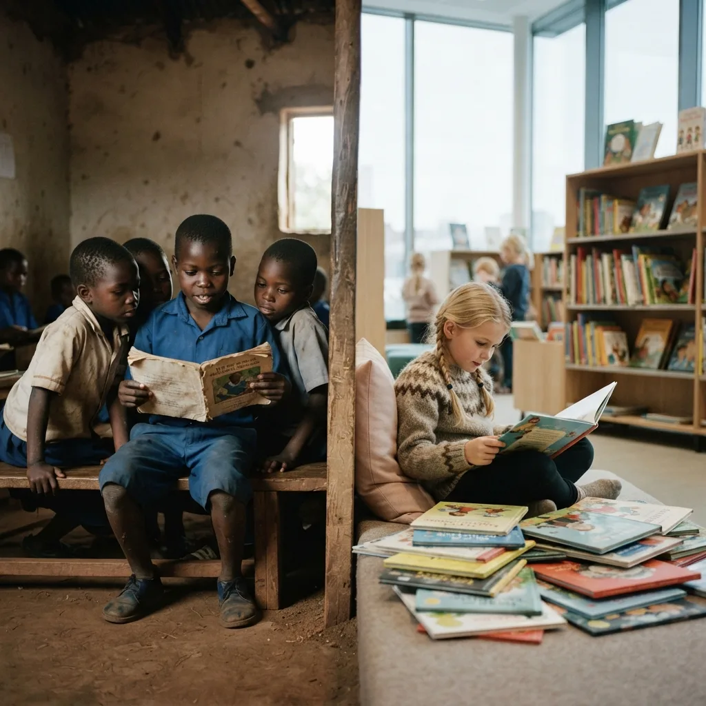 La brecha entre acceso a libros en el mundo