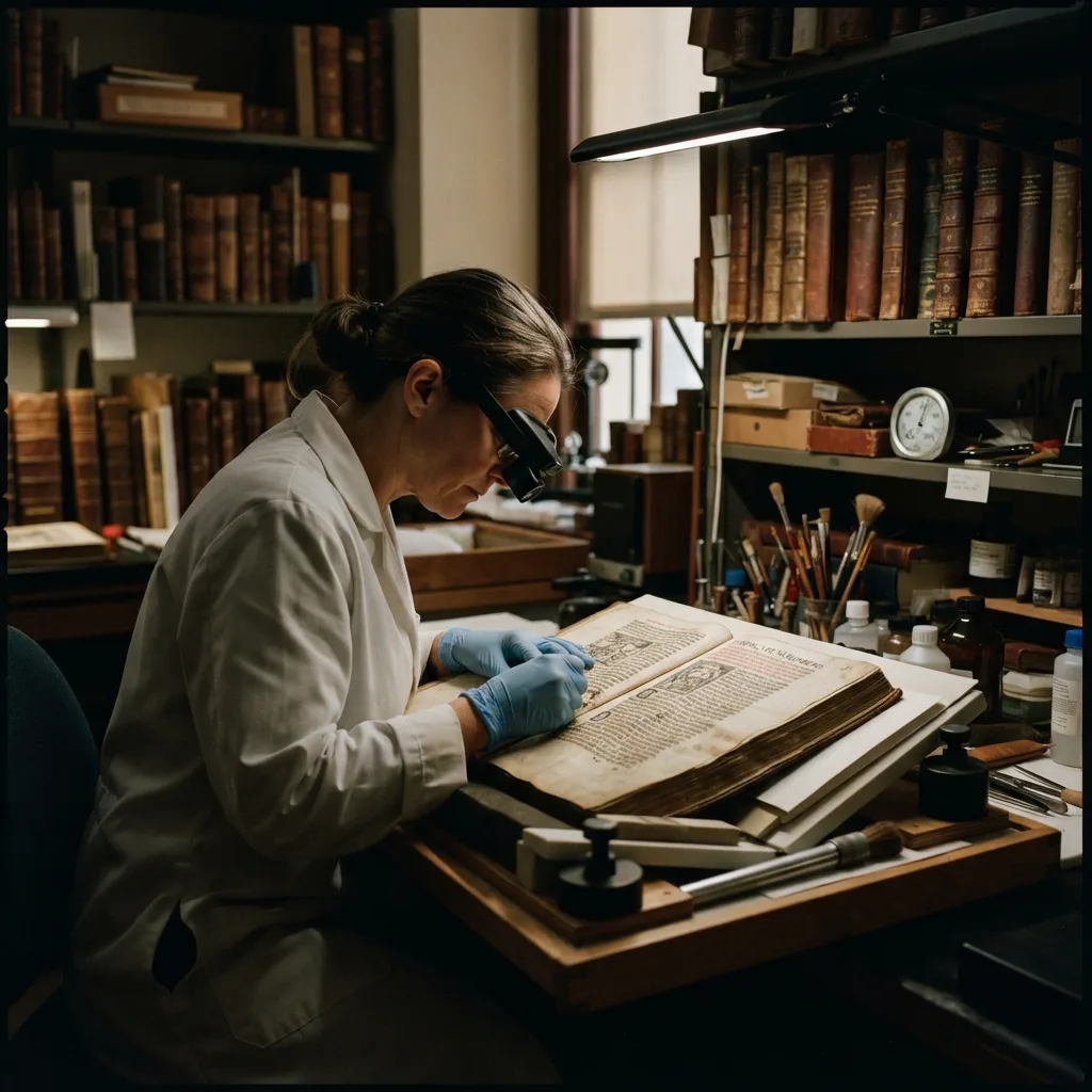 La preservación de libros antiguos