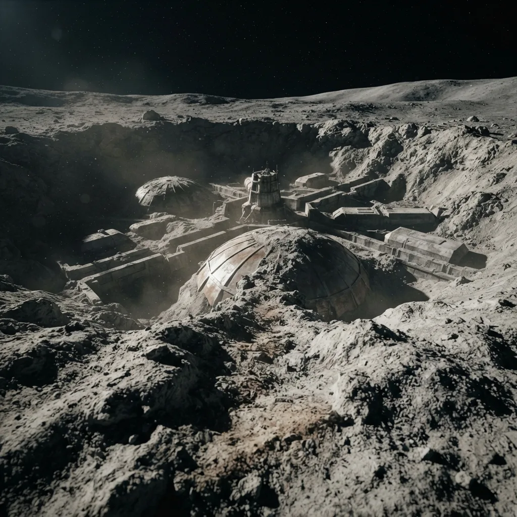 ¿Estructuras artificiales bajo la superficie lunar?