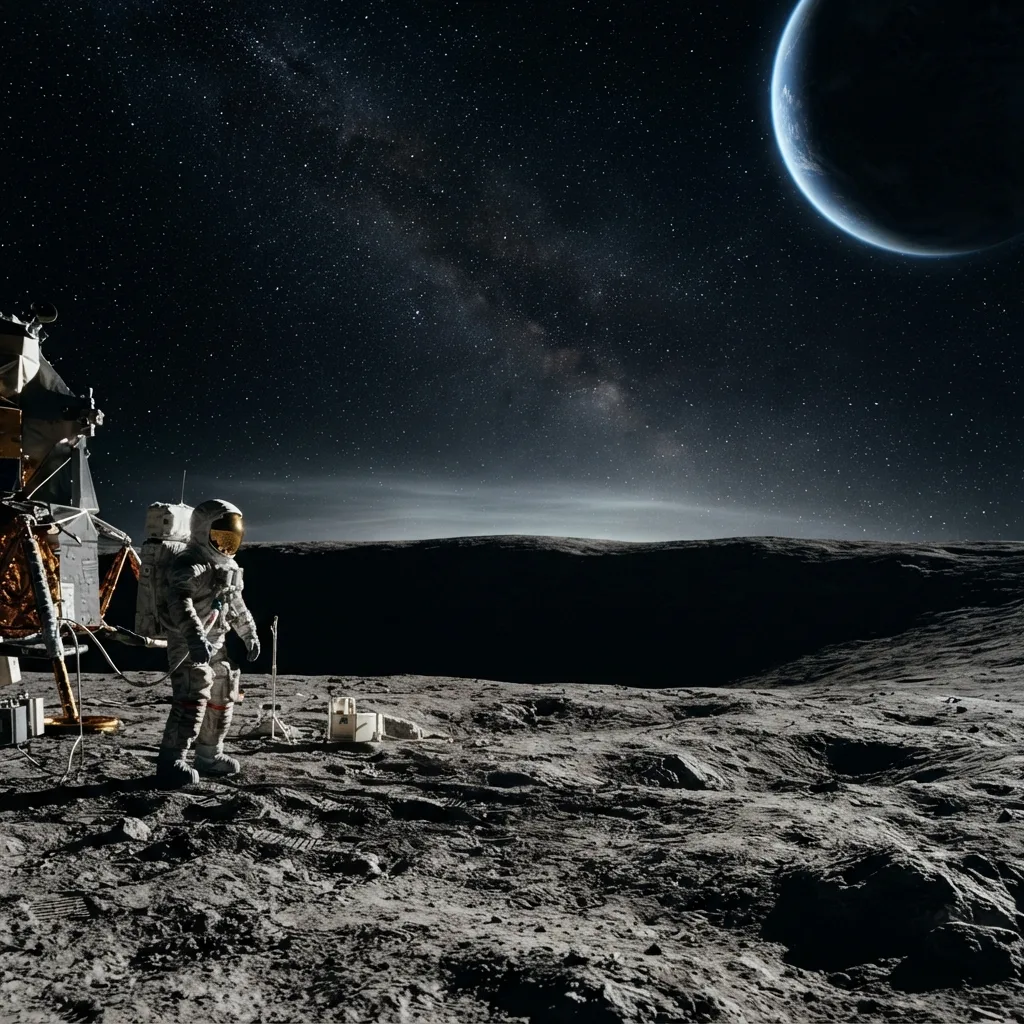 Exosfera lunar muy tenue