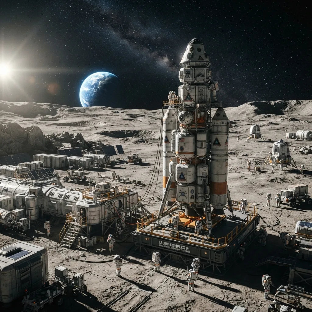 La Luna como puente para viajes a Marte