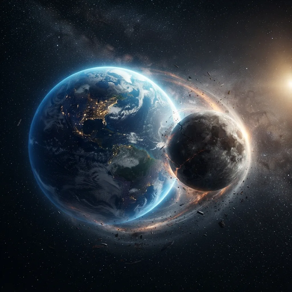 La Luna pudo haber sido un planeta errante capturado por la Tierra