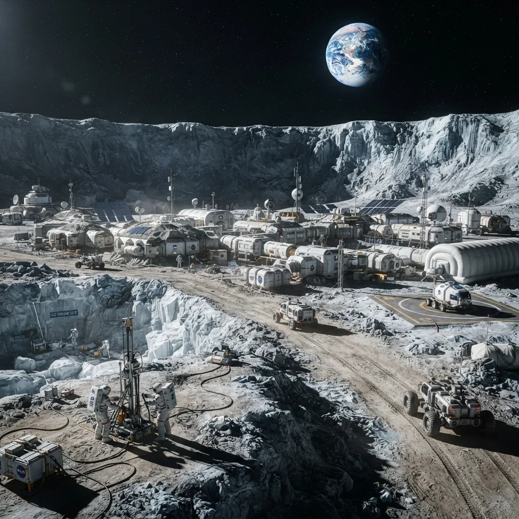 Proyectos de bases lunares