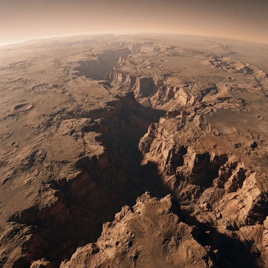 Cañones de Marte (Valles Marineris)