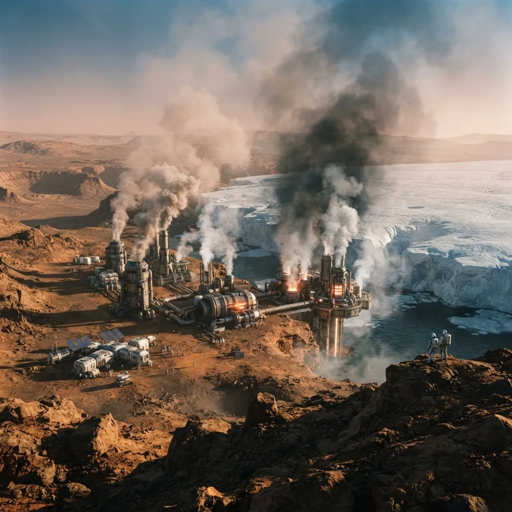 Hipótesis de terraformación de Marte
