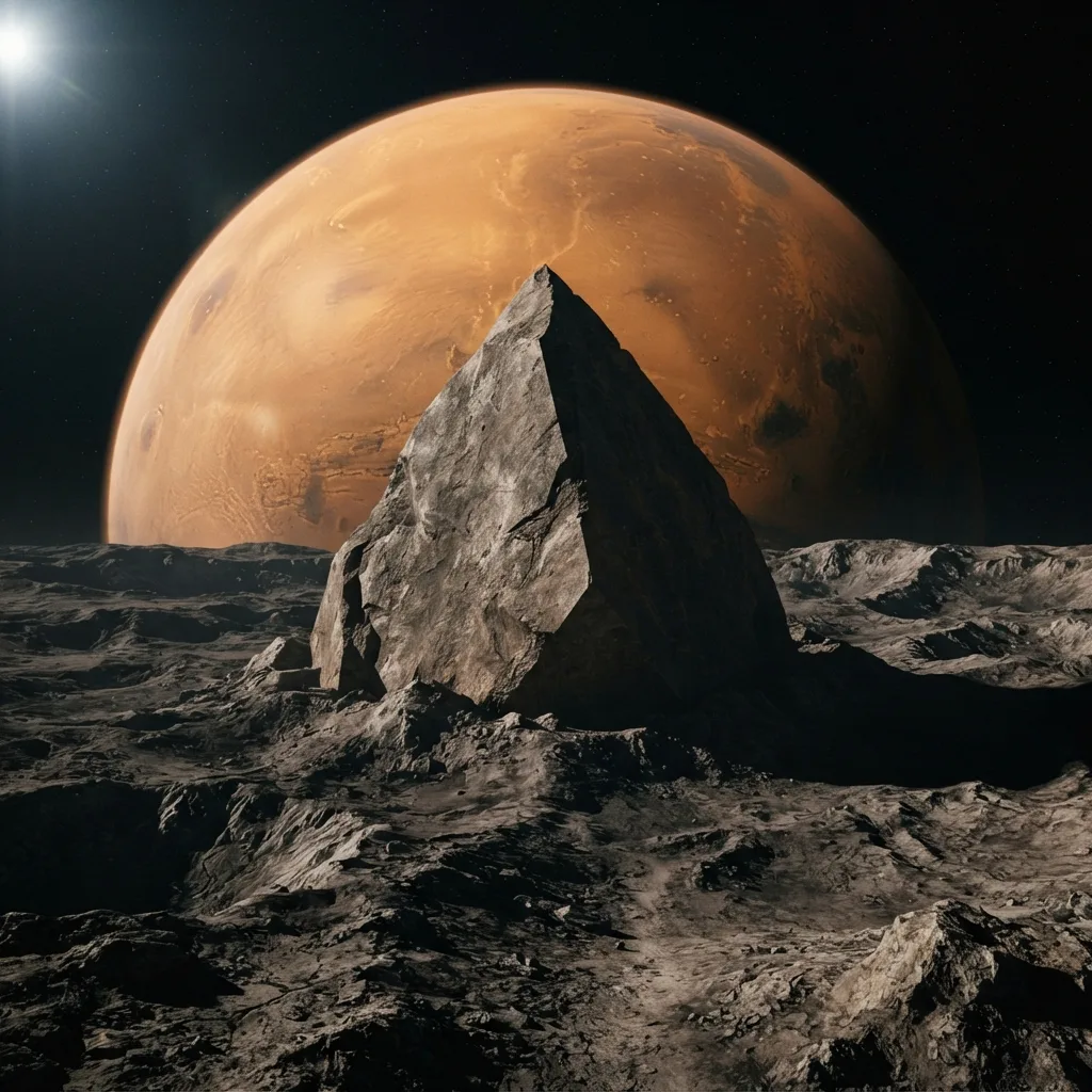 La D&M Pyramid (en Fobos)