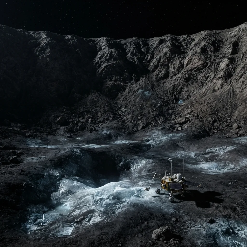 Posible presencia de hielo en los polos