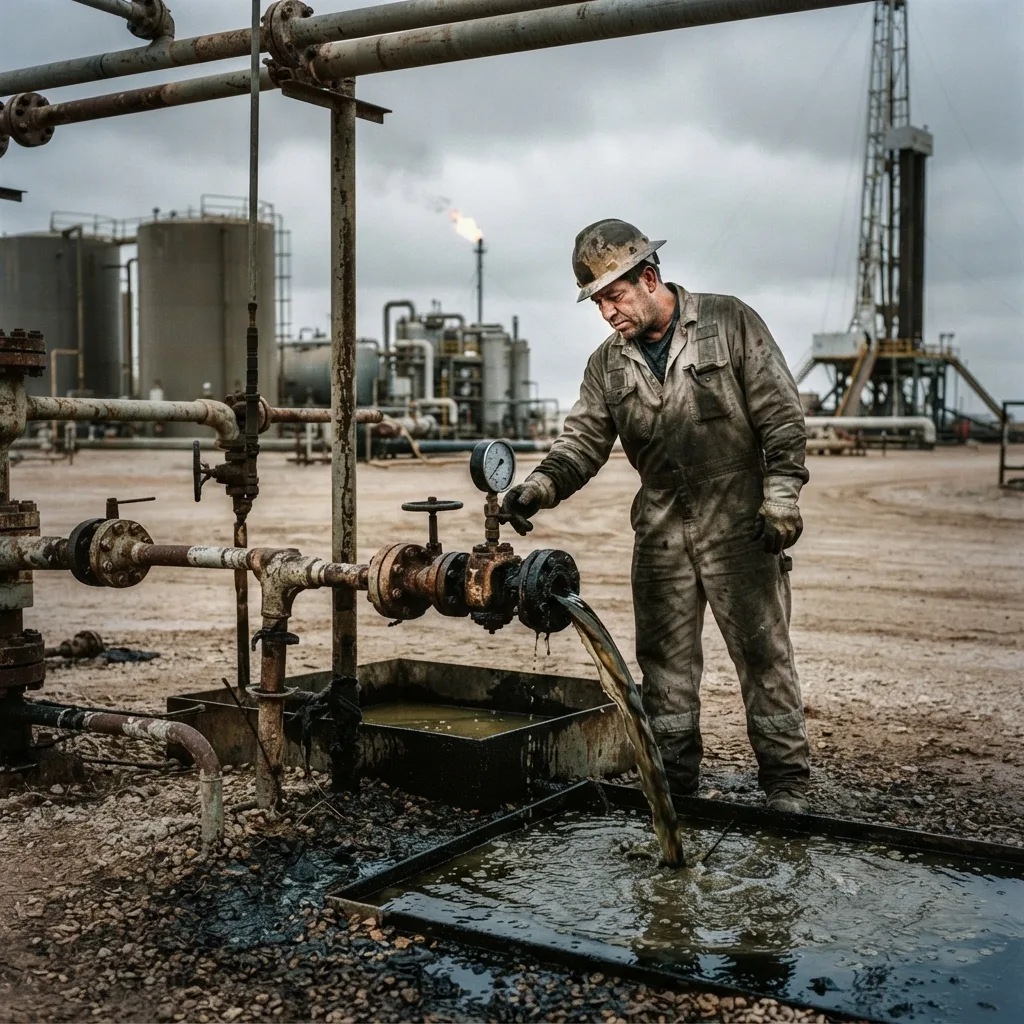 Detrás del petróleo hay agua
