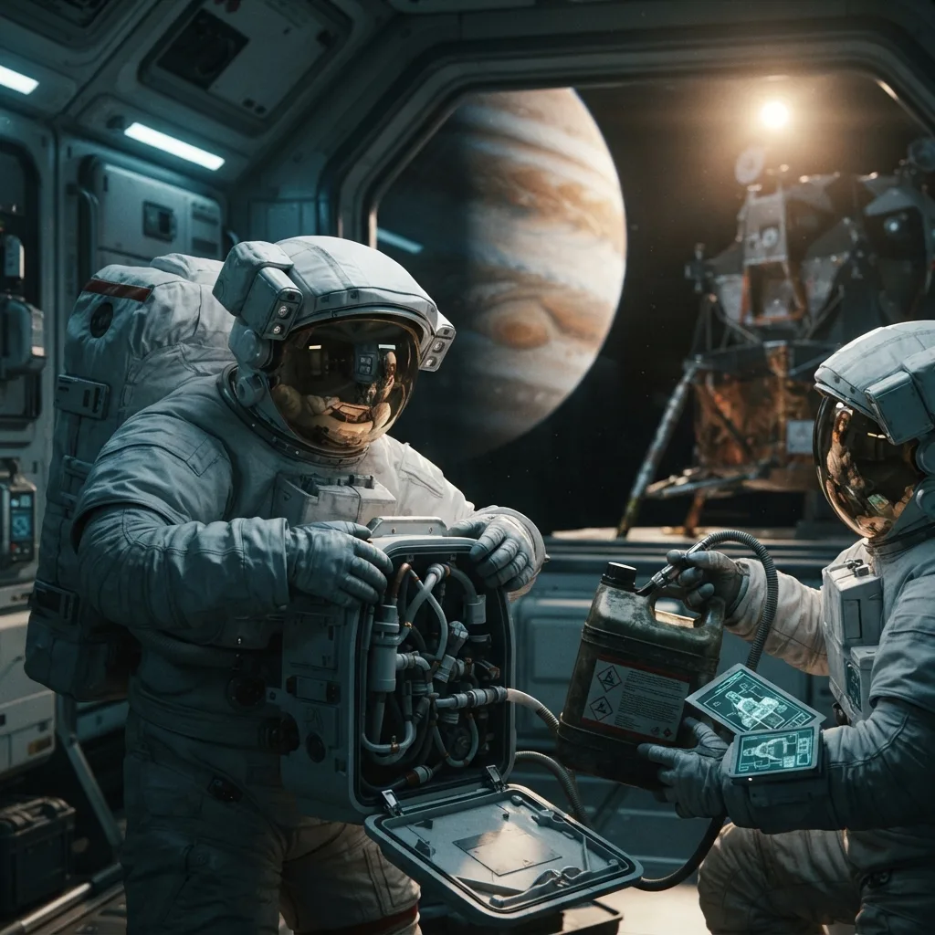 Petróleo en la exploración espacial