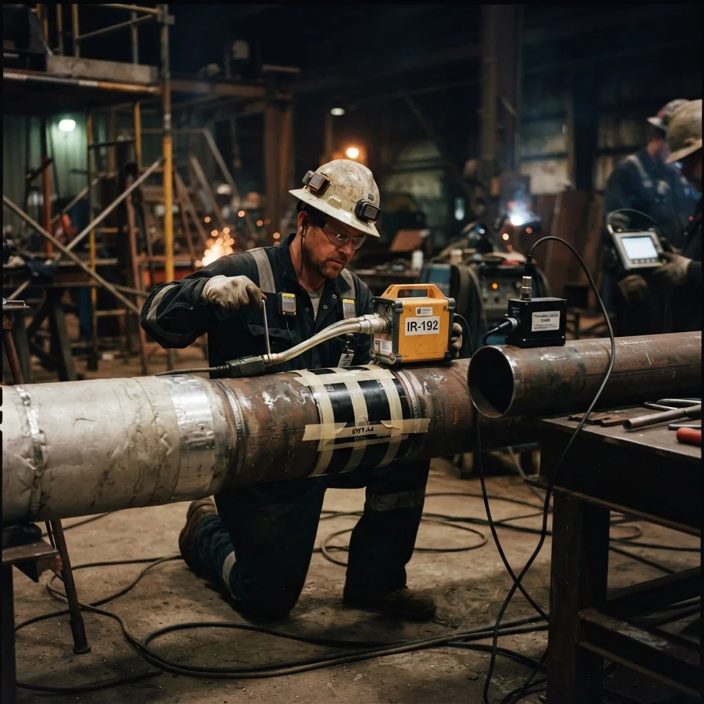 Aplicaciones industriales: gammagrafía y medición de espesores