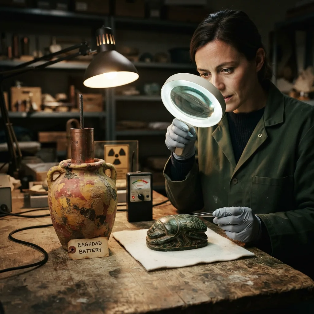 Materiales radiactivos en artefactos antiguos (controversial)