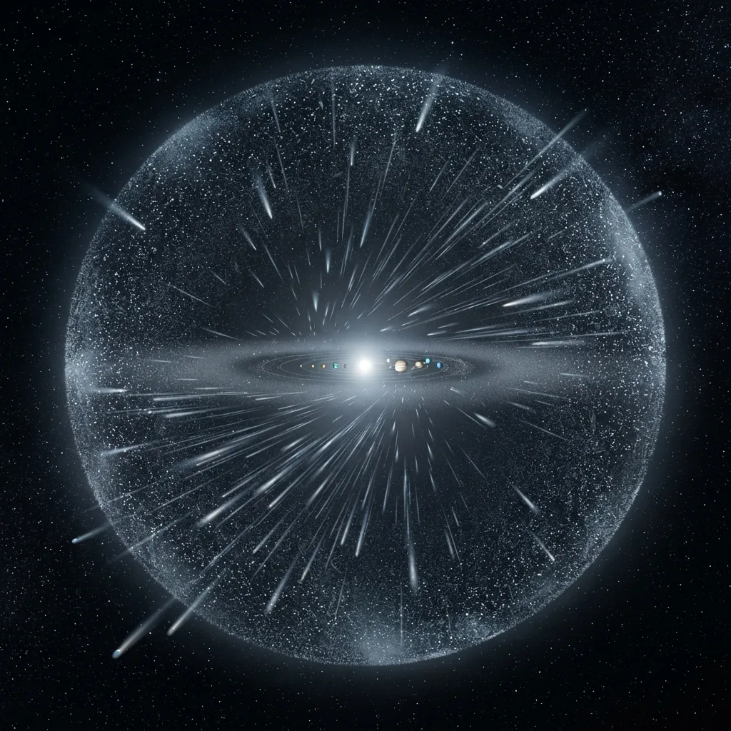 Cometas vienen de la Nube de Oort