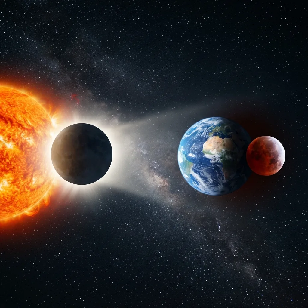 Eclipse solar y lunar