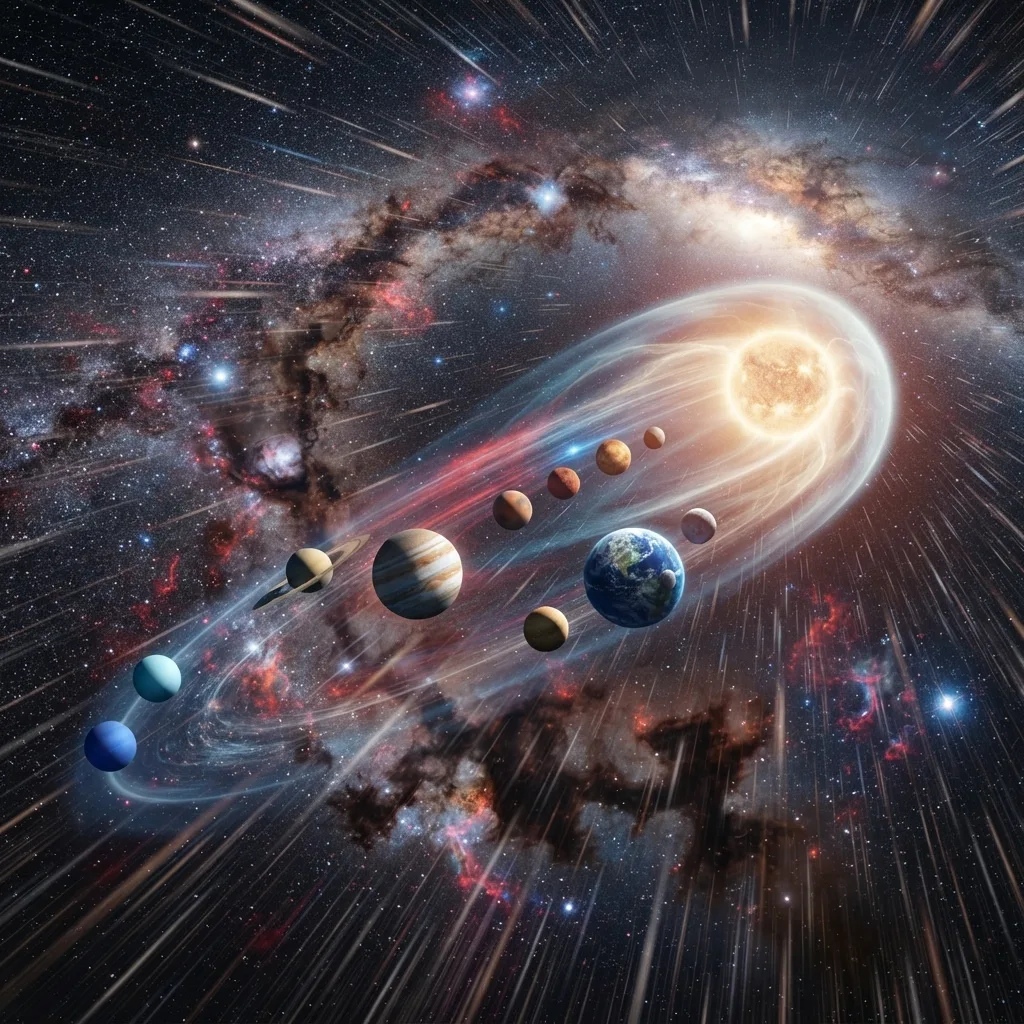 El Sistema Solar viaja por el espacio a gran velocidad