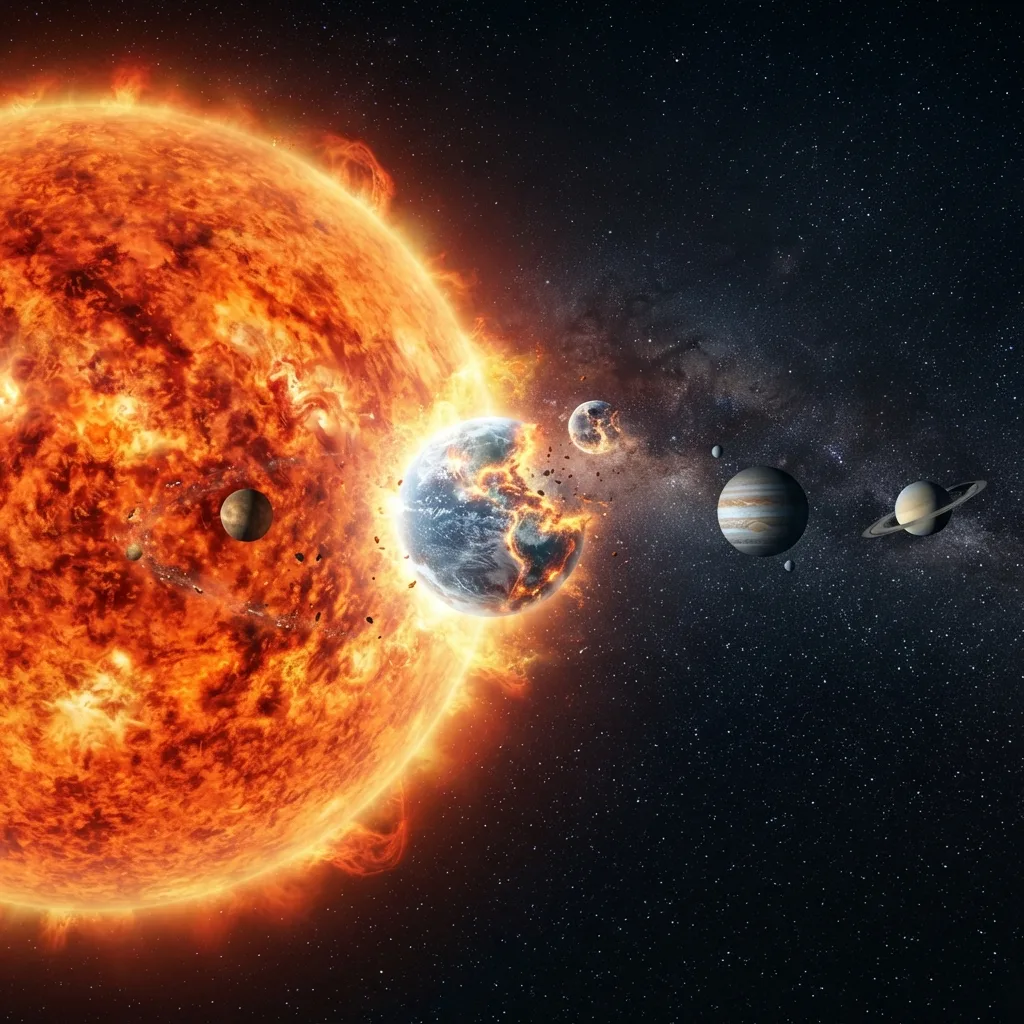 El Sol devora planetas: destino final de todo