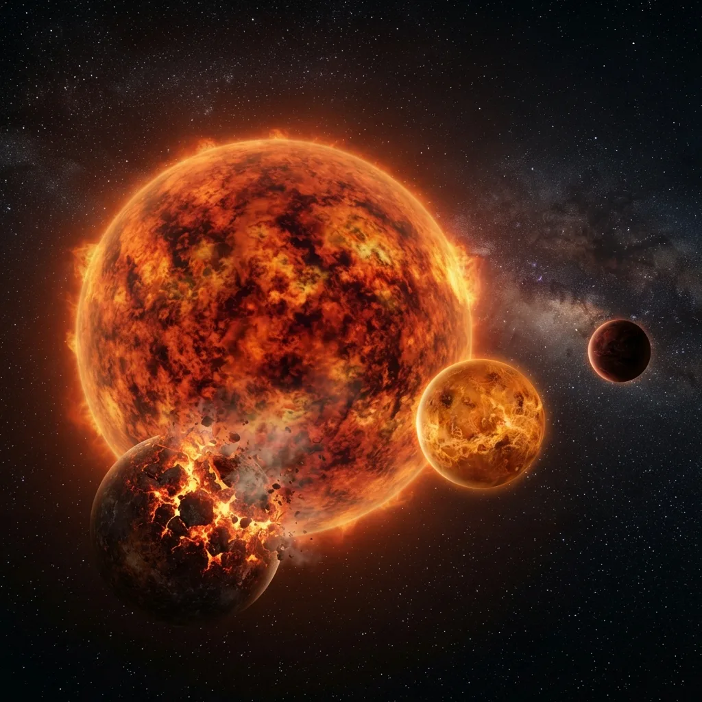 El Sol tendrá una fase de gigante roja