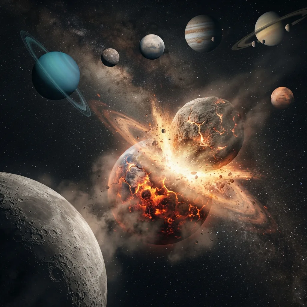 Impactos masivos moldearon los planetas