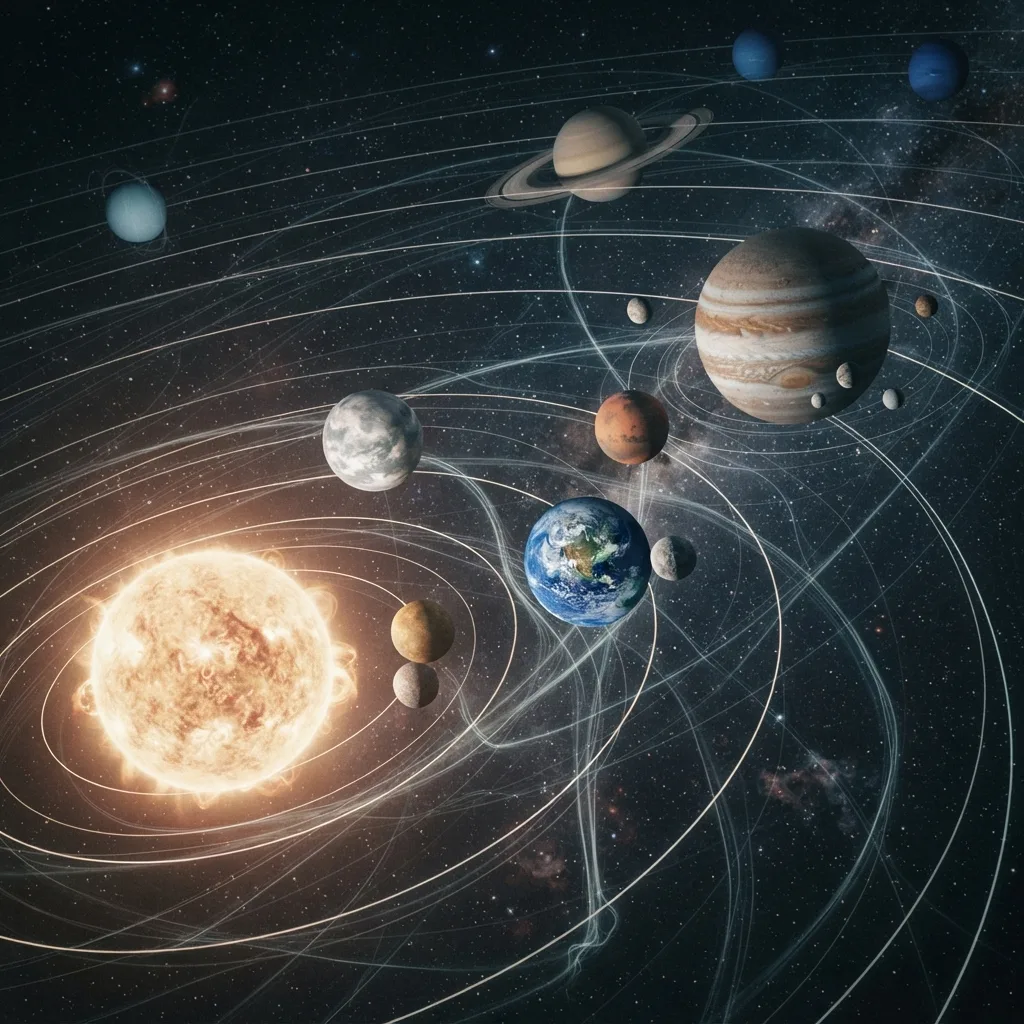 La gravedad mantiene el frágil equilibrio orbital