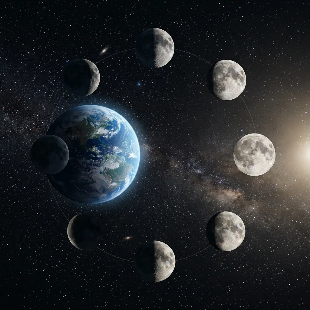 Las fases de la Luna