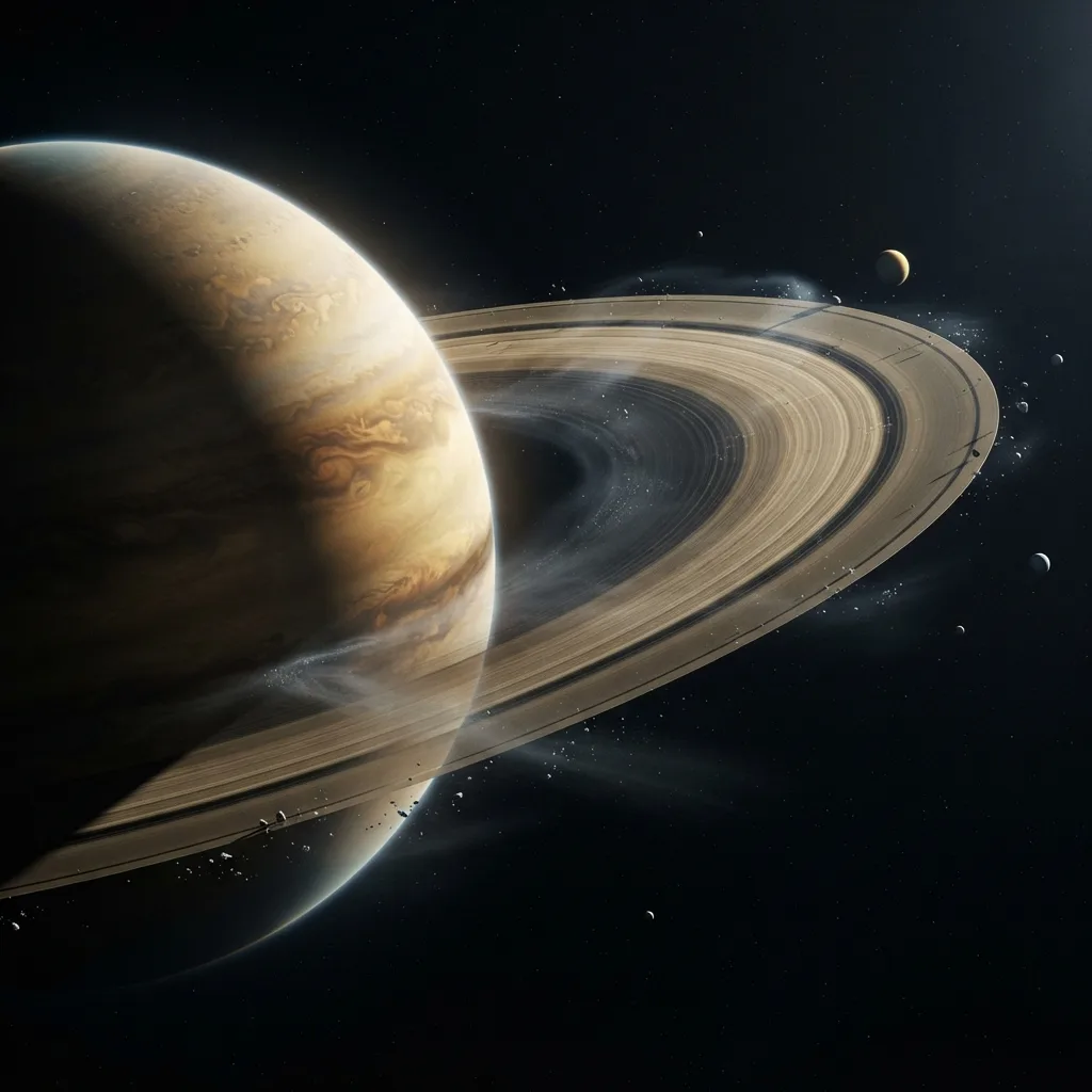 Los anillos de Saturno son temporales