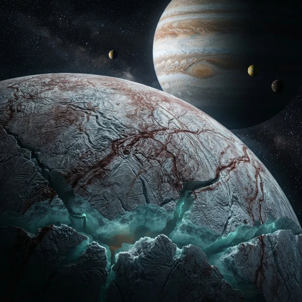 Lunas como Europa podrían tener vida