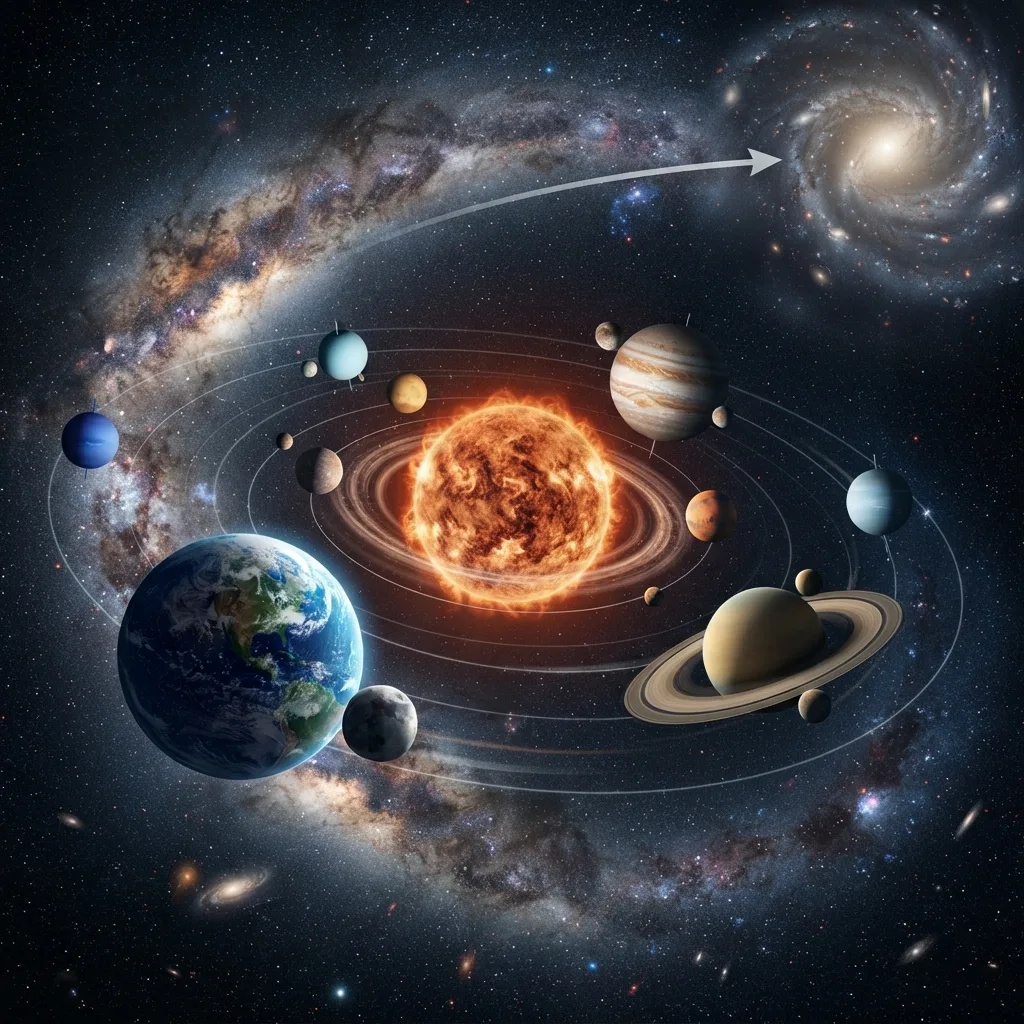 Nada en el Sistema Solar está realmente quieto