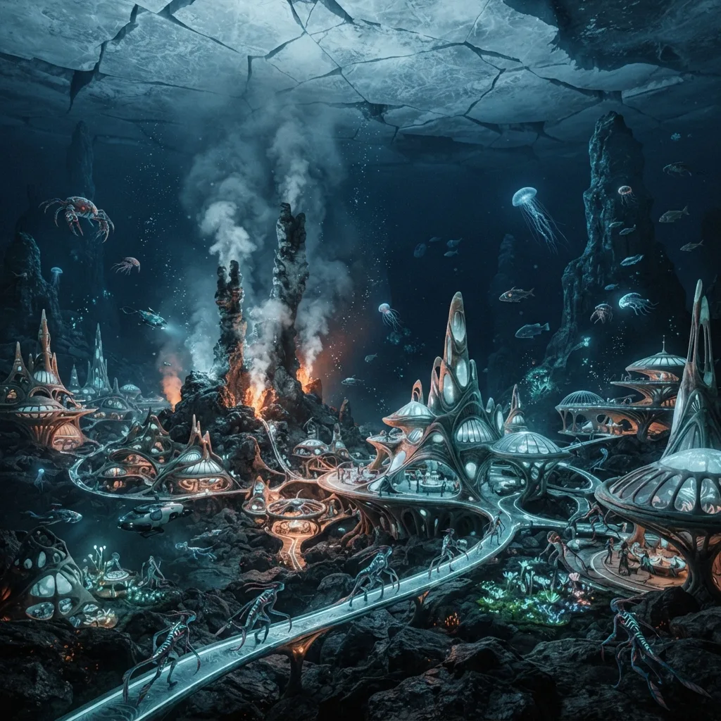 Posibles civilizaciones en lunas oceánicas