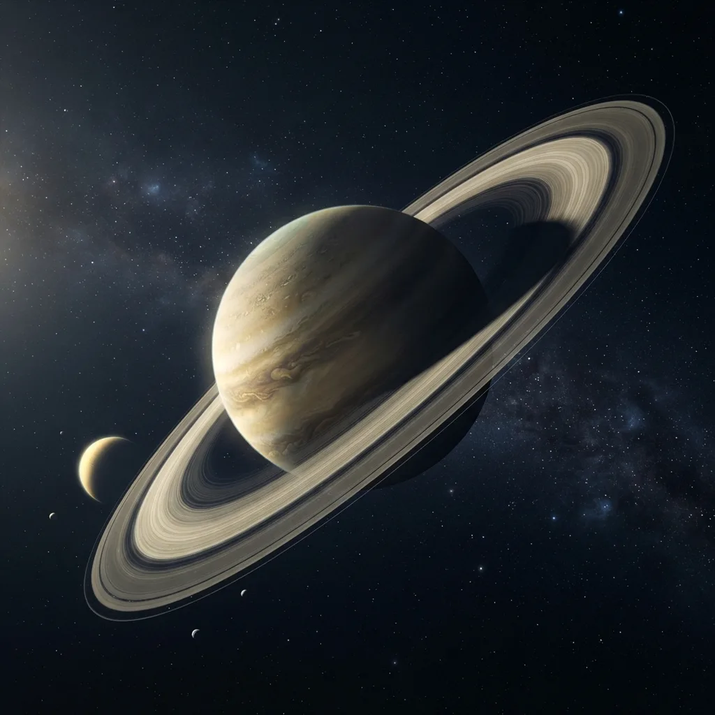 Saturno y sus anillos