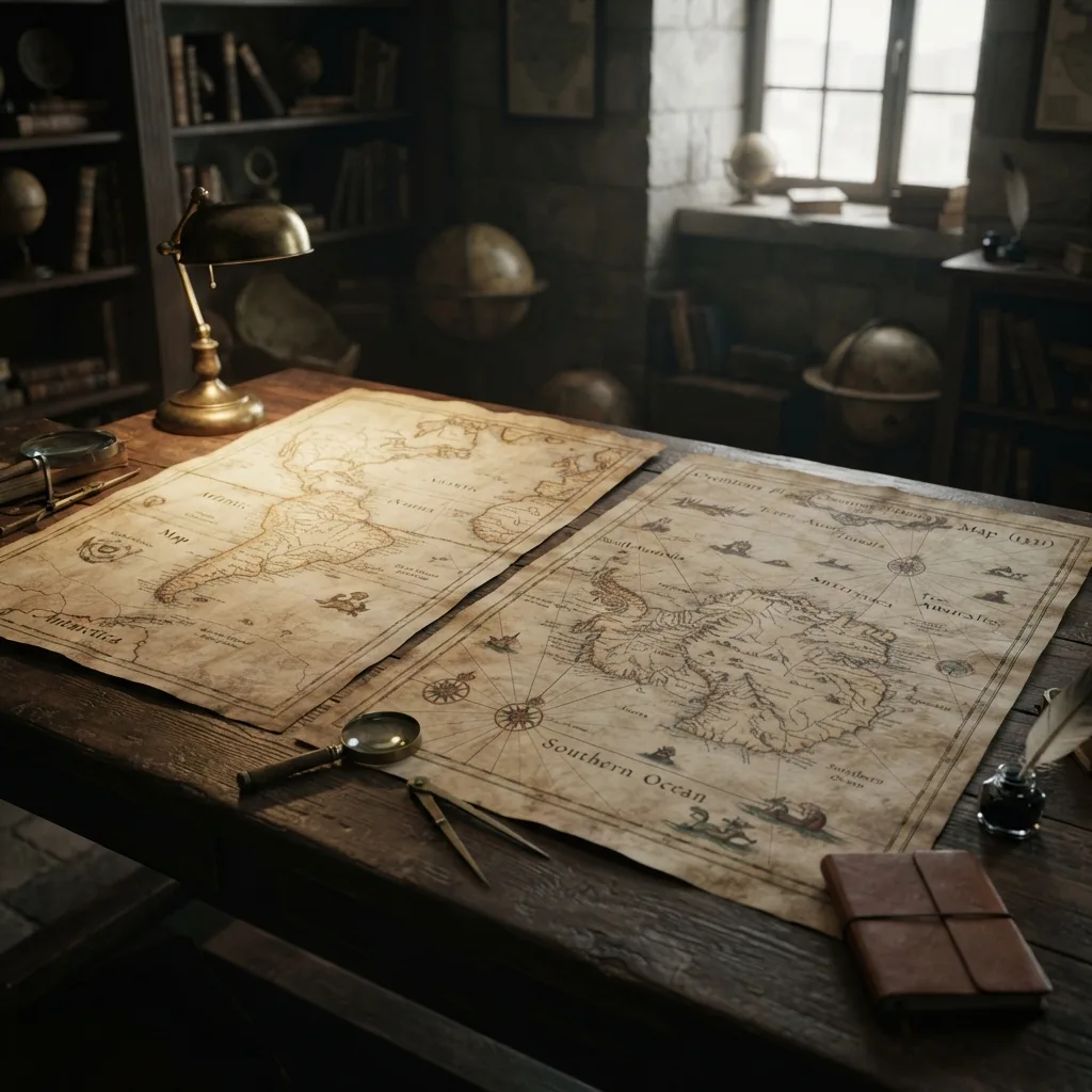 Antiguos mapas muestran tierras que hoy no existen