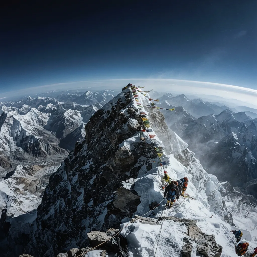 El Monte Everest: el punto más alto sobre el nivel del mar