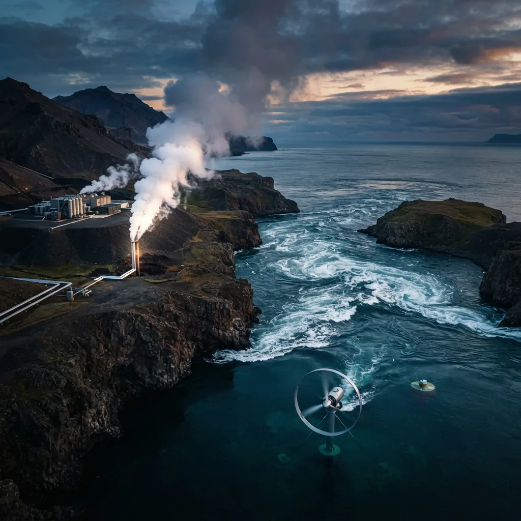 Energías naturales inexploradas: geotérmica, mareomotriz, etc.