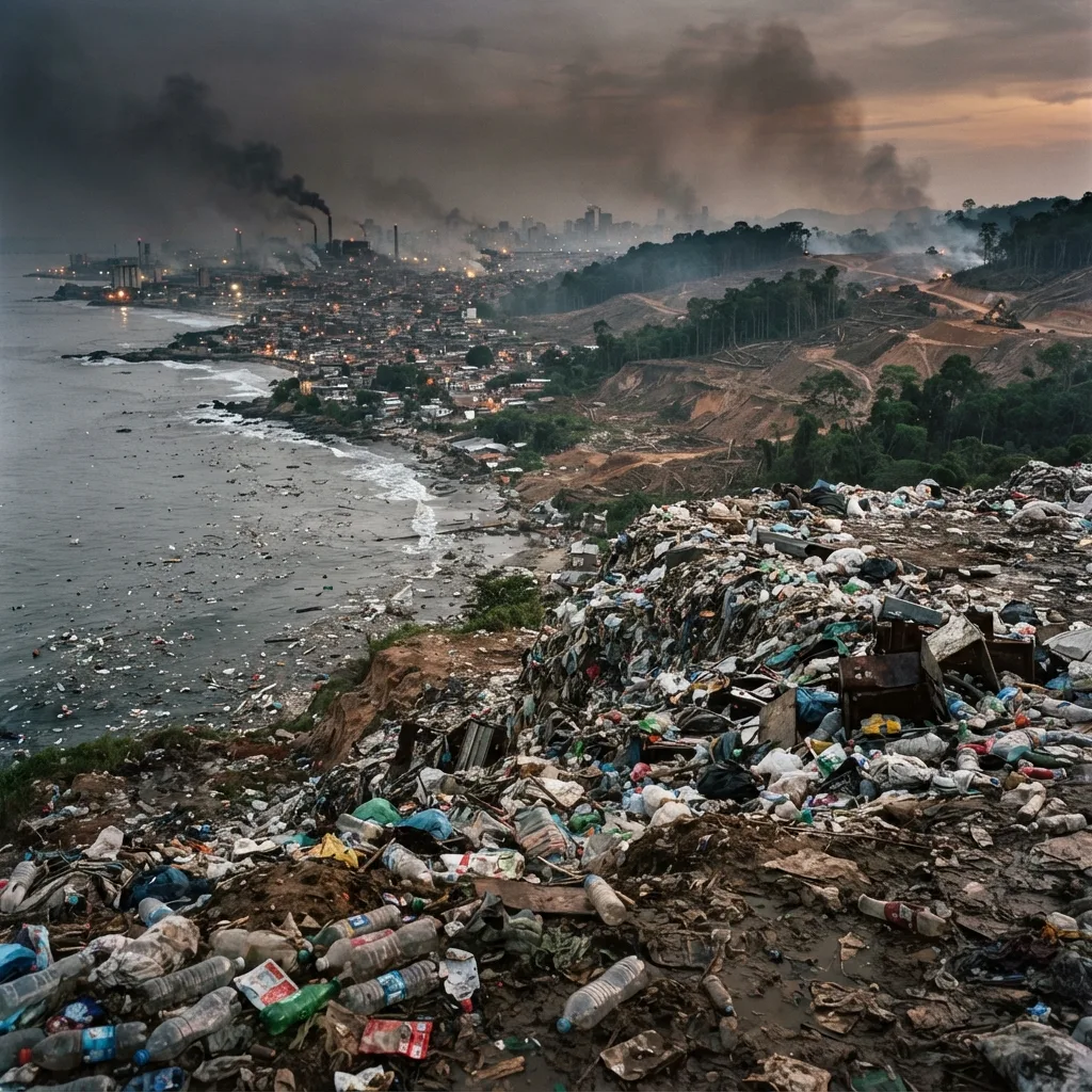 Impacto humano: plásticos, contaminación y deforestación