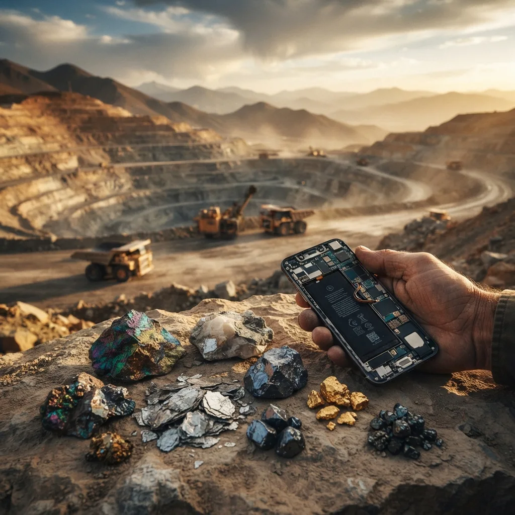 Minerales y recursos esenciales para la tecnología